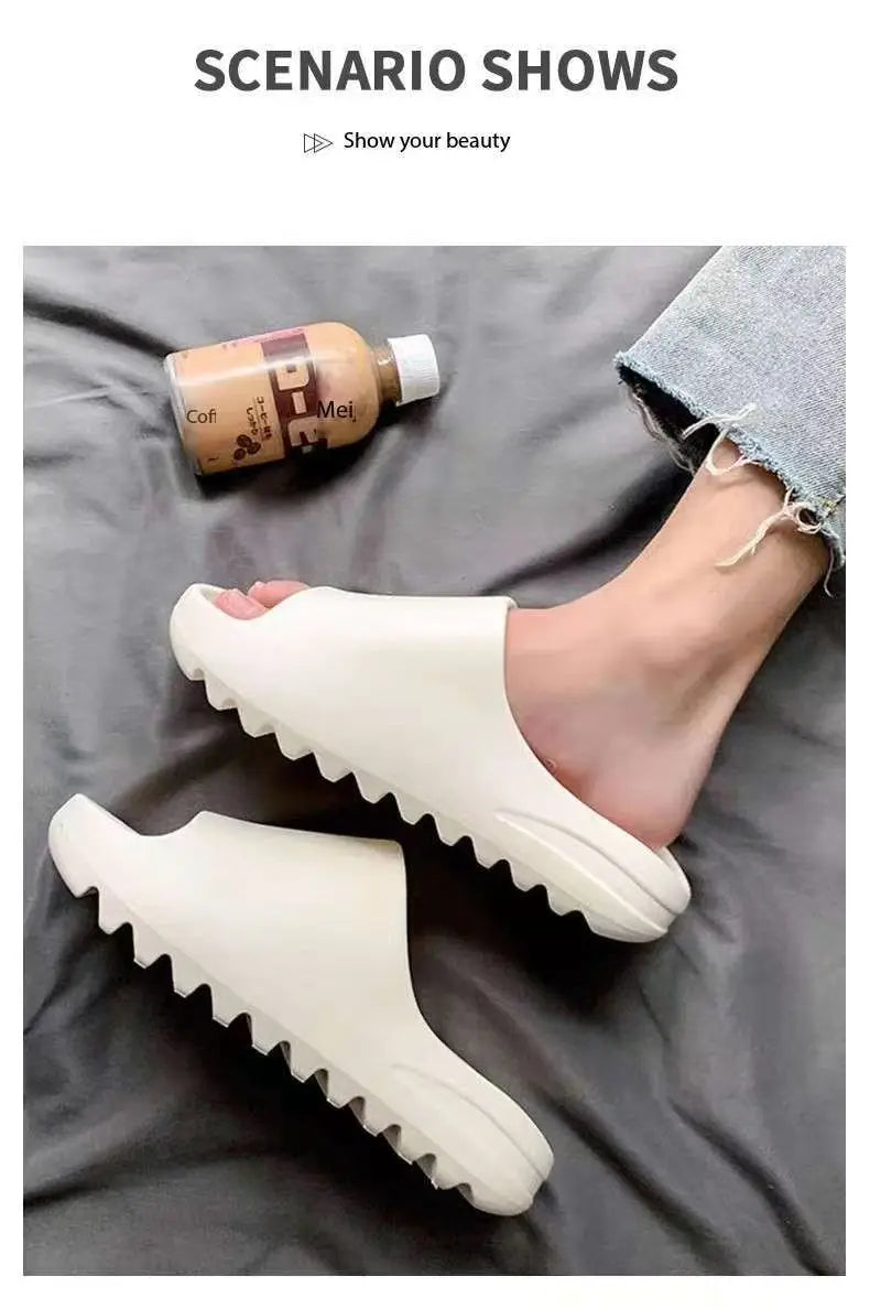 Coconut Slippers Feel like Stepping on Shit Thick-soled Sandals Summer New Non-slip Wearing Sandals