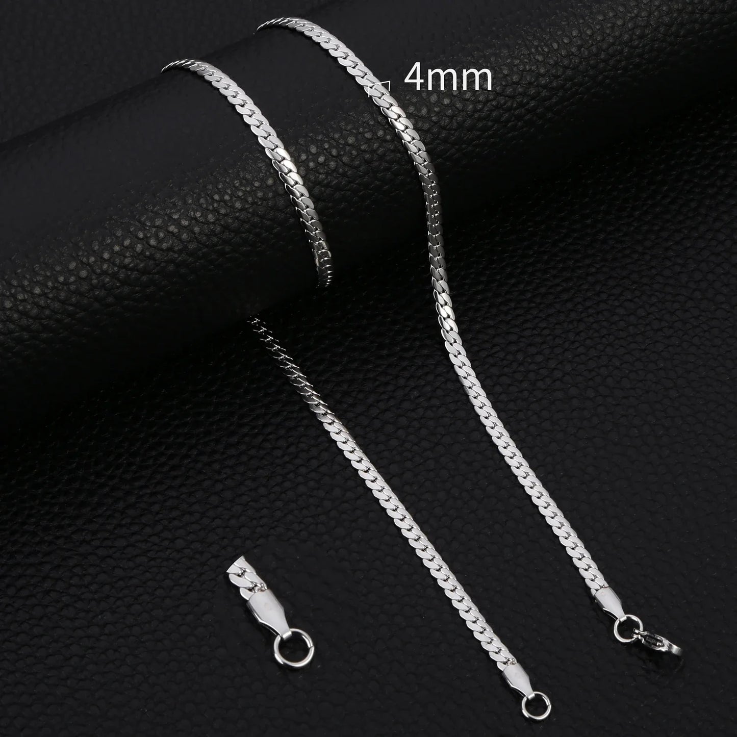 3-8MM Width Stainless Steel Chain Necklace For Men Women Gold Color High Quality Waterproof Choker Hip Hop Jewelry Gift