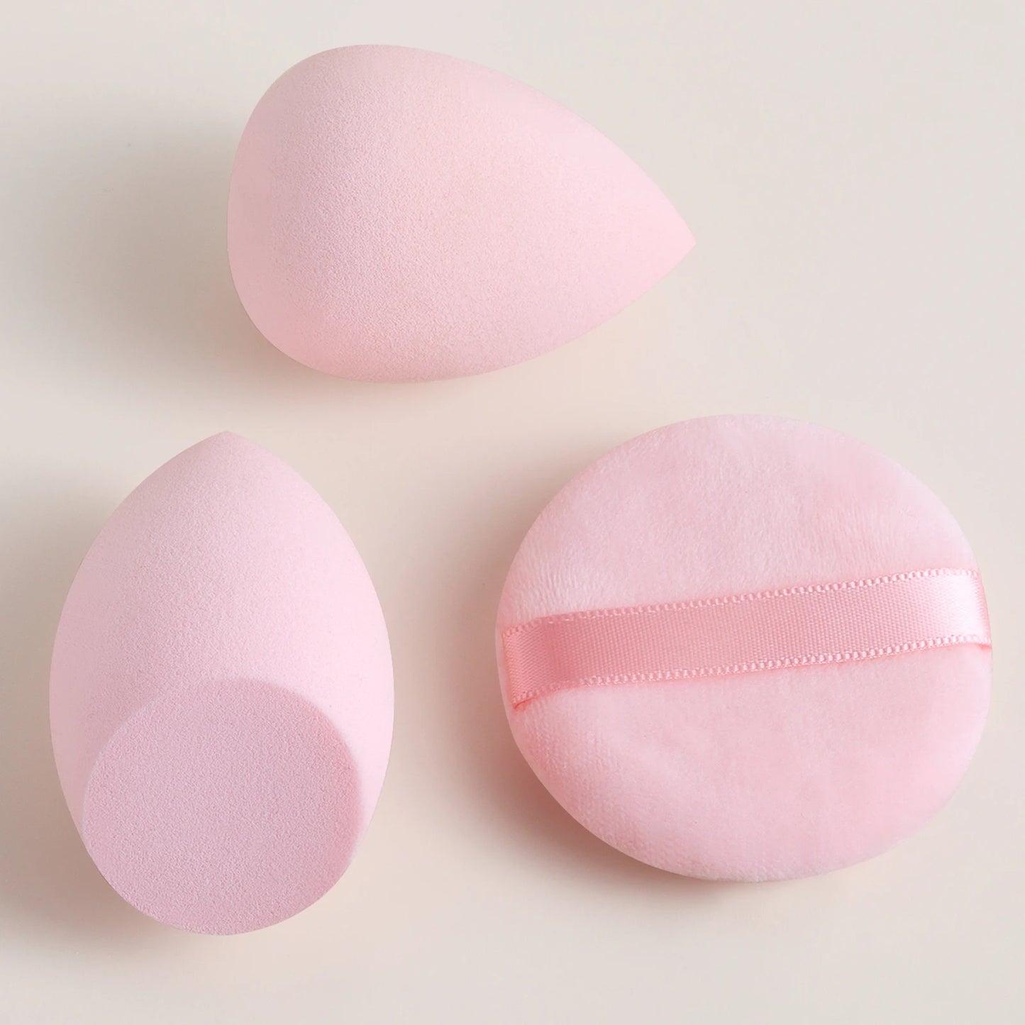 15pcs professional makeup brush set - classic everyday including 2pcs bevel and water drop beauty egg, 1 powder puff beauty tool