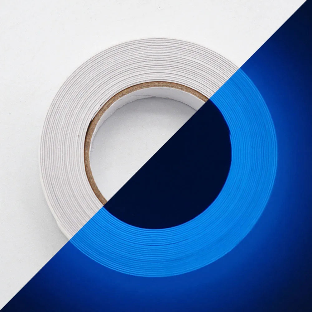 1/2/3pcs Waterproof Luminous Tapes Self Adhesive Warning Tapes Night Vision Glow in Dark Safety Home Garden Decoration