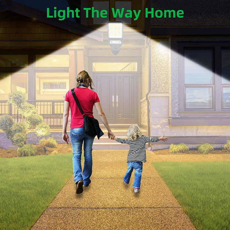 500000LM Ultra Powerful Solar Lamp 120° Wide Range Lighting Outdoor Solar LED Lights 3 Modes With Remote Control Street Lamp