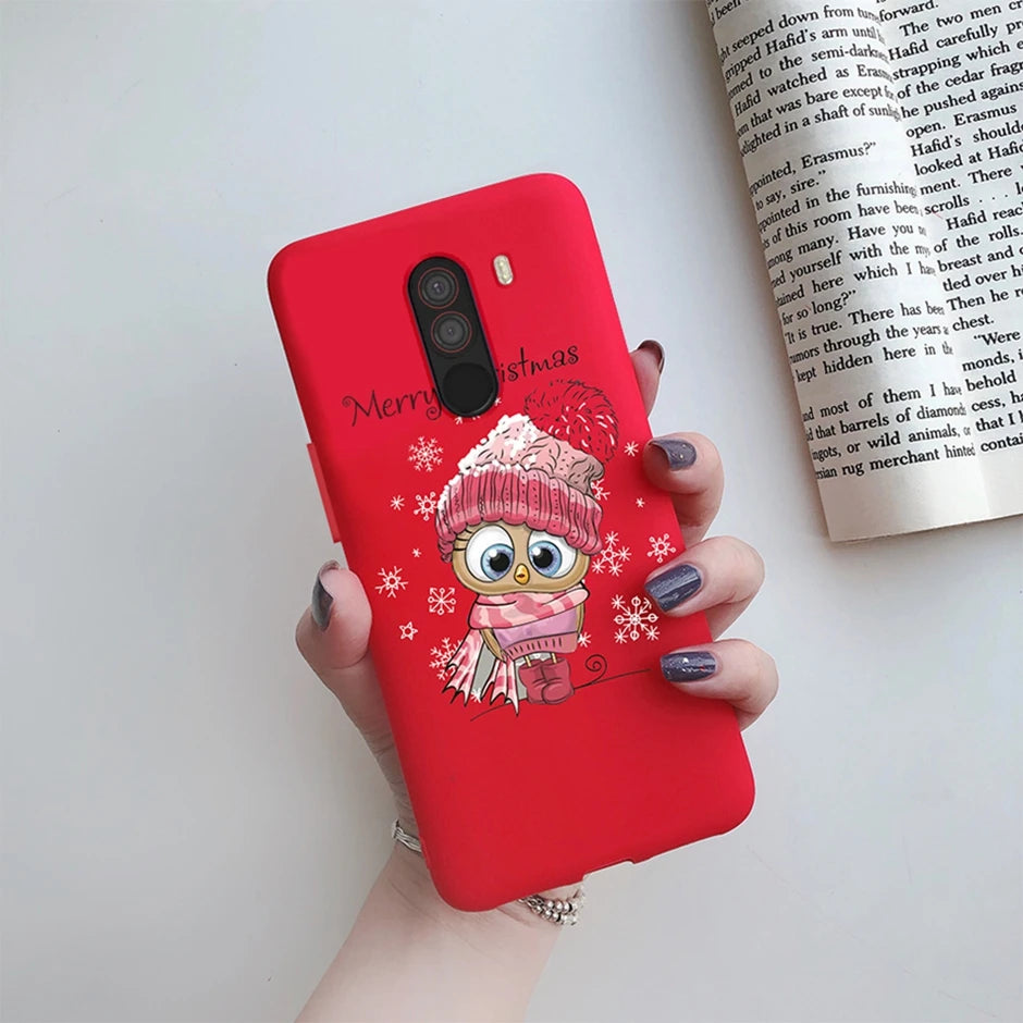 For xiaomi Pocophone F1 Case for xiaomi Poco F1 Case Silicone Soft TPU Phone Cases for PocoF1 Back Cover Heart Butterfly Bumper