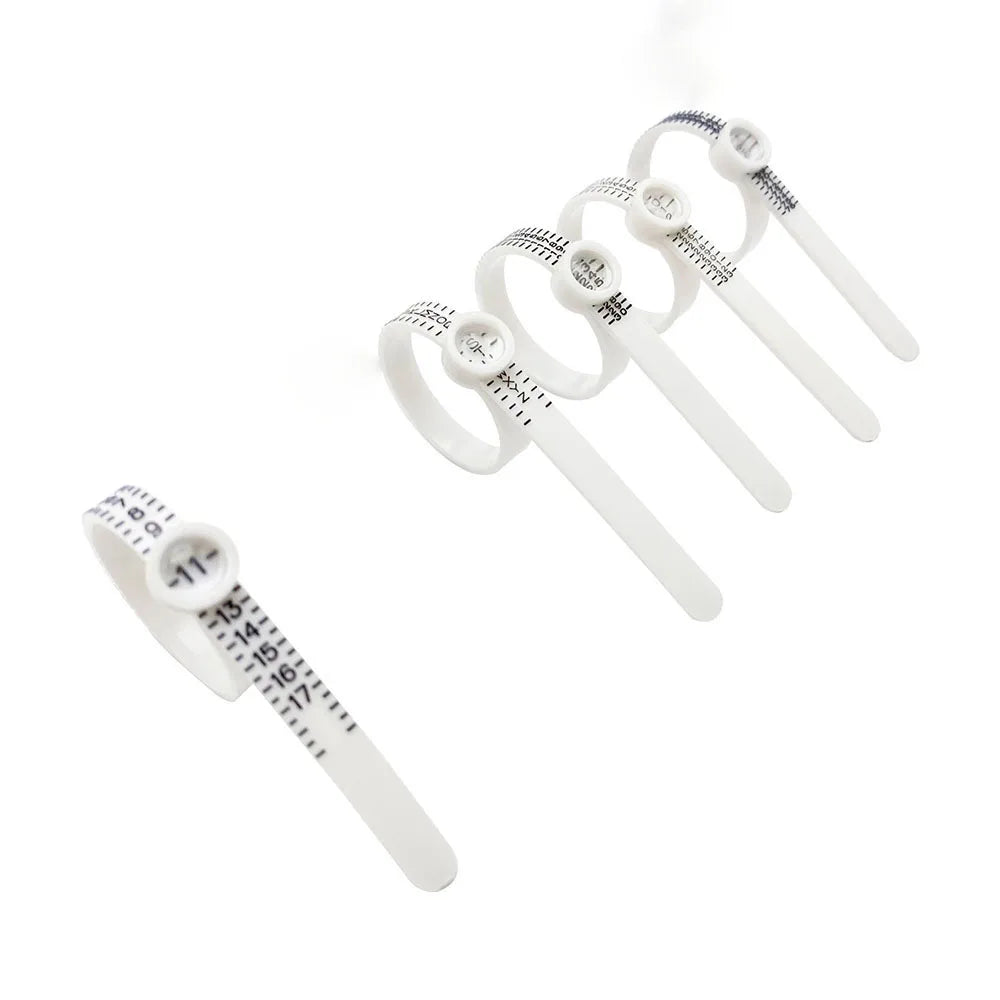Ring With Magnifying Glass, Measuring With Ring, Soft Ruler, Plastic Size Circle, Size Filter, Durable