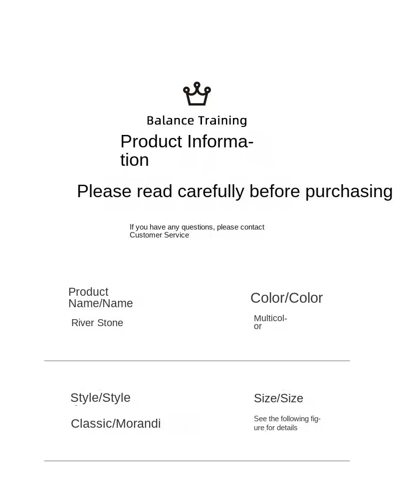 Six Children Cross The River Stone Sense System Training Equipment Kindergarten Early Education Training Balance Treadle Toys