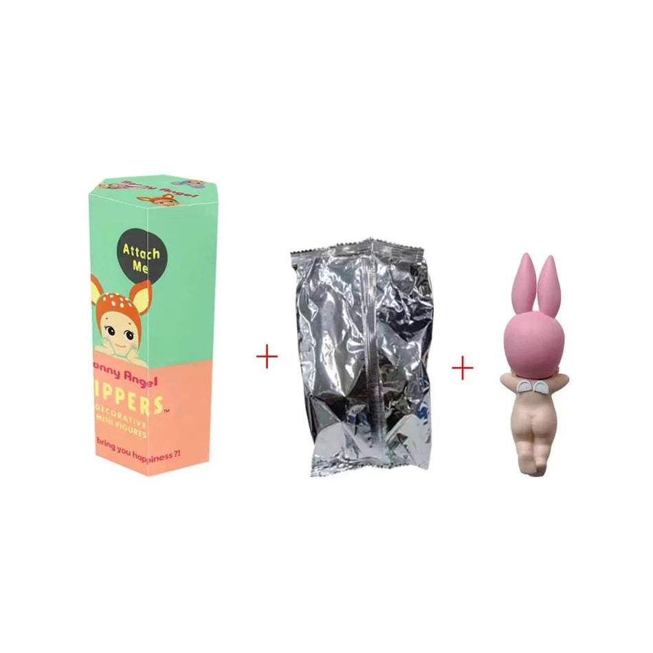 Sonny Angel In Stock Lying Down Hippers Action Figures Cute Mysterious Surprise Toy Anime Model Doll Children Christmas Gifts