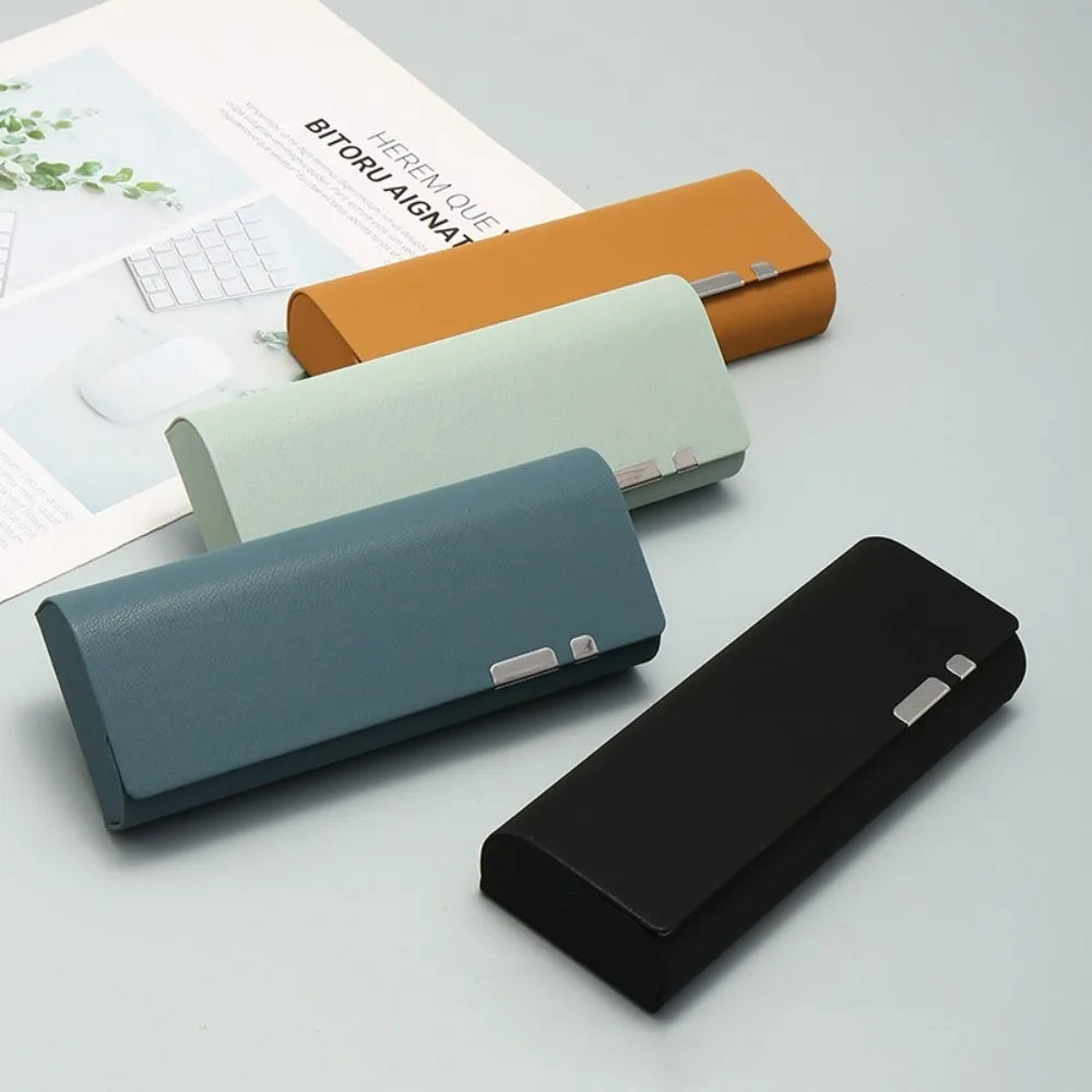 Glasses Box Japanese Portable Anti-stress PU Sunglasses Case Glasses Storage Box Eyeswear Accessories Box