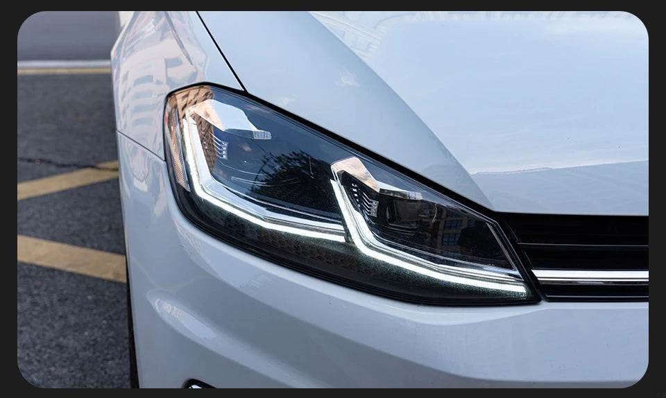 Headlights For VW Golf 7 MK7.5 Gti LED 2013-2020 Golf 7.5 Head Lamp Car Styling DRL Signal Projector Lens Auto Accessories Front