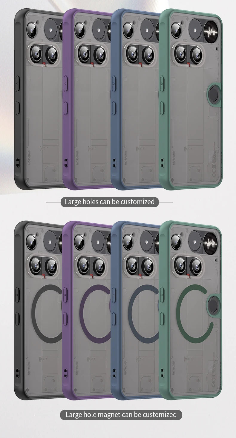 New!!! Elegant and Fashionable Armor Bumper Shockproof Phone Case For Nothing Phone 3 Silicone Hard Cover
