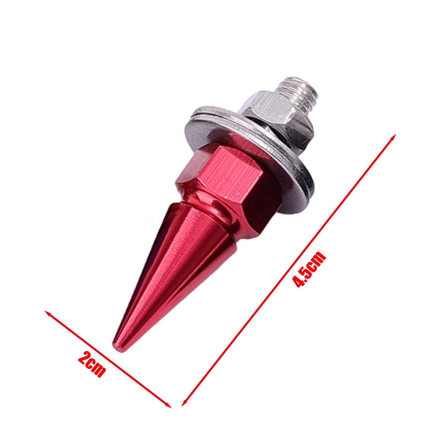 M6 Threaded Tips Screw Car Modified Fasteners Fender Washer Bumper Engine Screws License Plate Aluminium Alloy Bolts