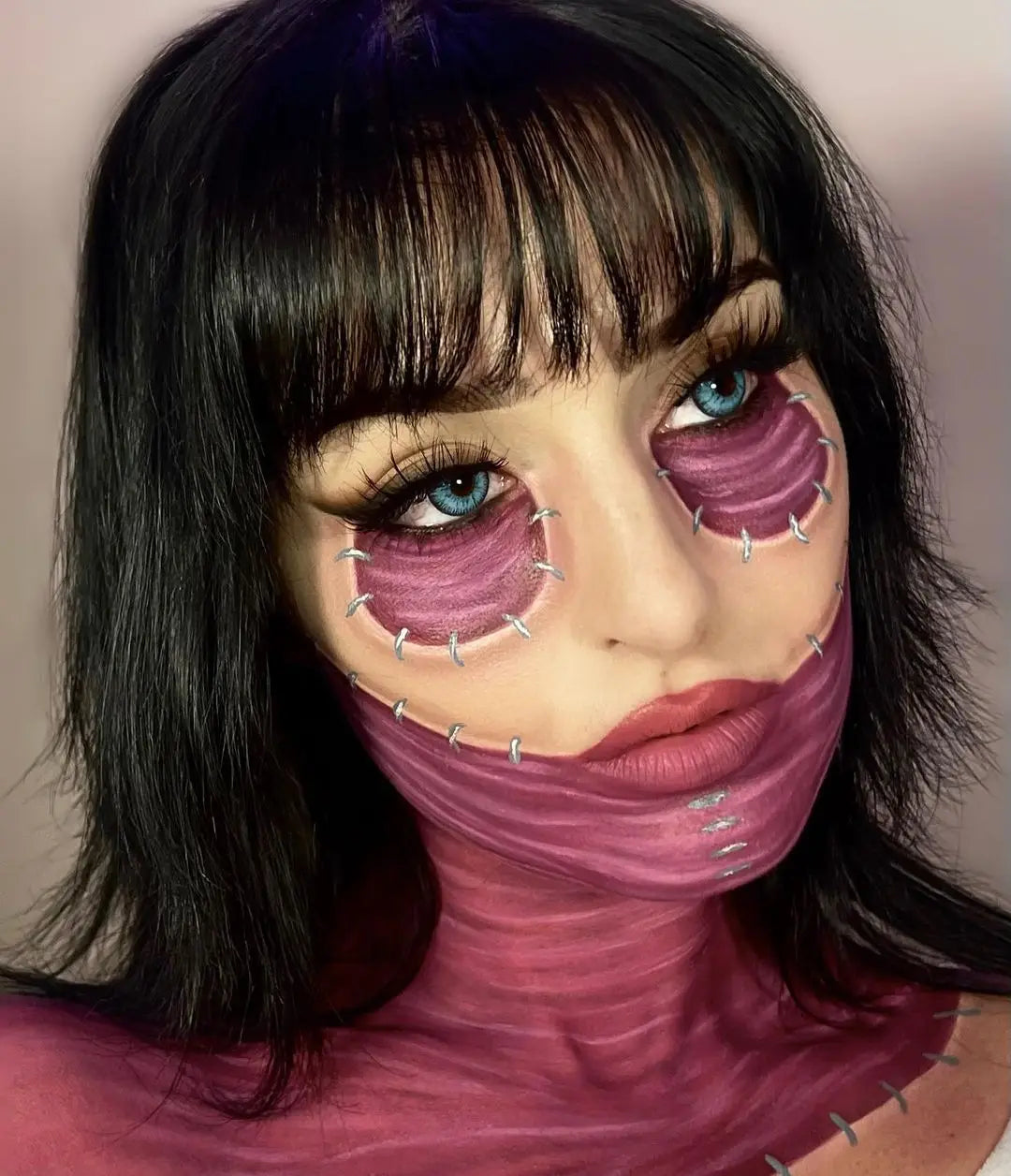 Contact Lenses for Halloween 2PCS Colored Contact Lenses Cosplay Purple Lenses 1Yearl Fashion Color Beauty Lenses Bio-essence