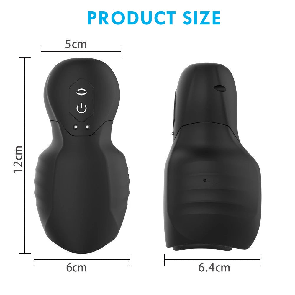 Automatic Male Masturbator Vagina Pussy Sucking Vibration Massager Real Penis Blowjob Masturbation Cup Adult Sex Toys For Men18