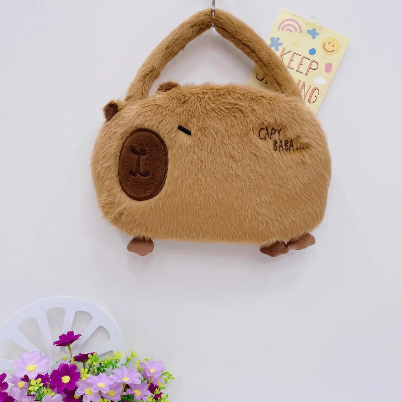 NEW Kawaii Plushie Doll Capybara Plush Backpack Handbag Children's Bag Toy Shoulder Bag Mini Knapsack Bags Gifts For Girlfriend