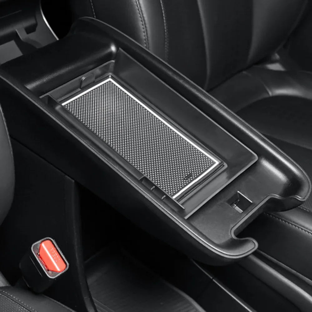 Center Console Armrest Storage Box Organizer Tray Interior Stowing Tidying For Hyundai IONIQ 5 Left Hand Drive