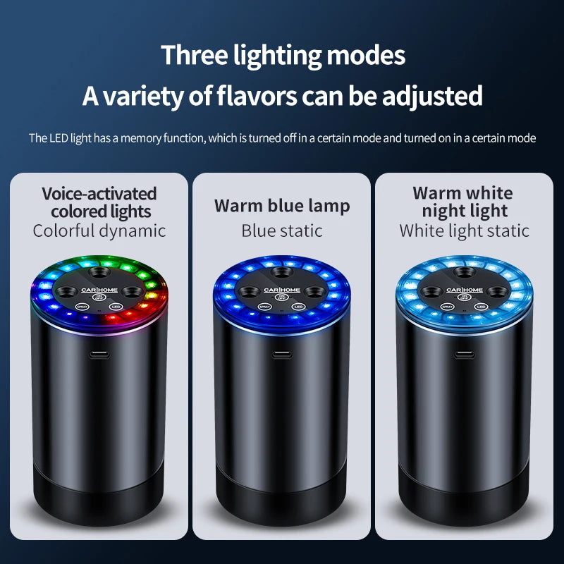 Car Electric Air Diffuser Aroma Compact Car Diffuser for Long-Lasting Aromatherapy Car Air Freshener For Removing Odors