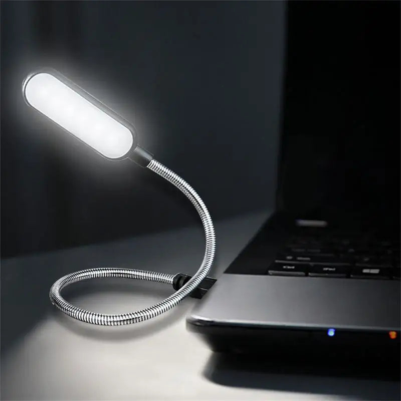 Portable USB LED Mini Book Light Reading Light Flexible 6LEDS Lamp USB Lamp For Power Bank Laptop Notebook PC Computer