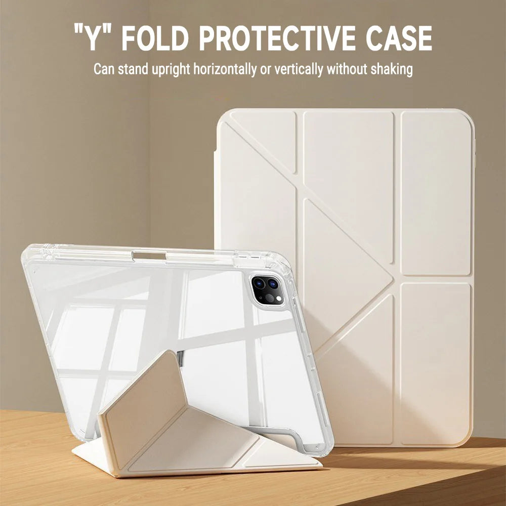 For Samsung Galaxy Tab S10 FE S9 S7 S8 Plus S9 FE S7 FE S9+ S8+ A9 Plus Lite 8.7 S6 Lite S10 FE Plus 13.1 Stand Smart Cover Case