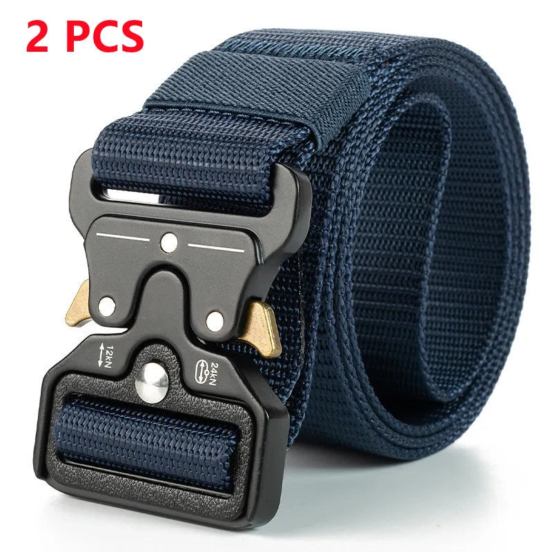 Genuine Tactical Belt Quick Release Outdoor Military Belt Soft Real Nylon Sports Accessories Men And Women Black Belt