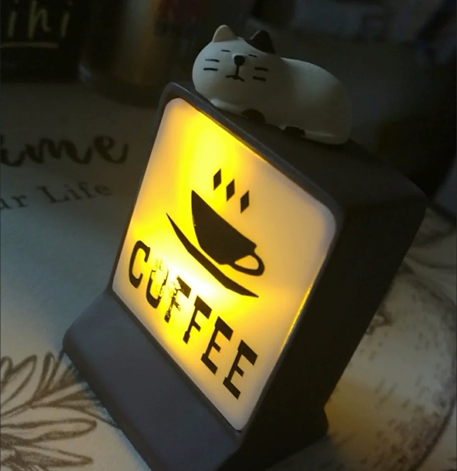 Coffee Shop Magnetic Fridge Stickers Creative Convenience Store Light Signs Home Decorative Ornaments 711 Luminous Light Boxes