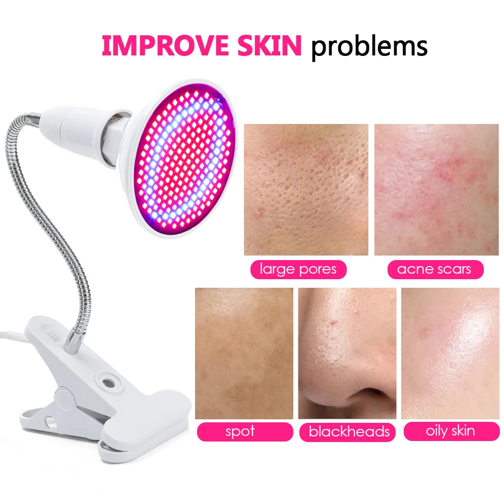 Anti Aging Red blue led Light Therapy Deep Red 660nm Near Infrared 850nm Beauty plant grow light bulb lamp for Full Body Skin