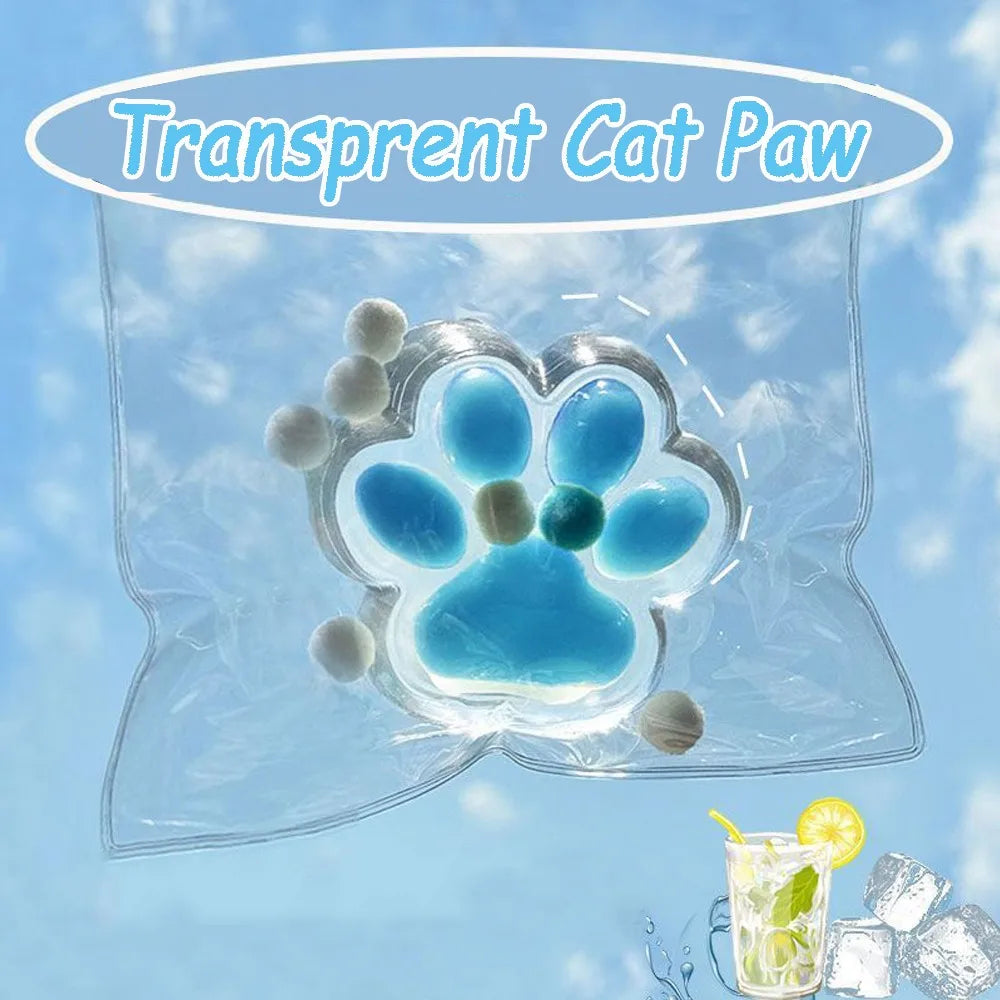 Squeeze Cat Paw Toys Pinching Cat Paw Decompressing Toy Soft Sticky Stress Relief Relax Toys