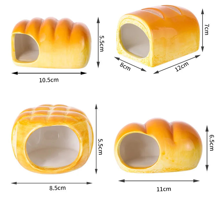 Ceramic Hamster House for Small Animals Outdoor Cave Small Animal Cool House