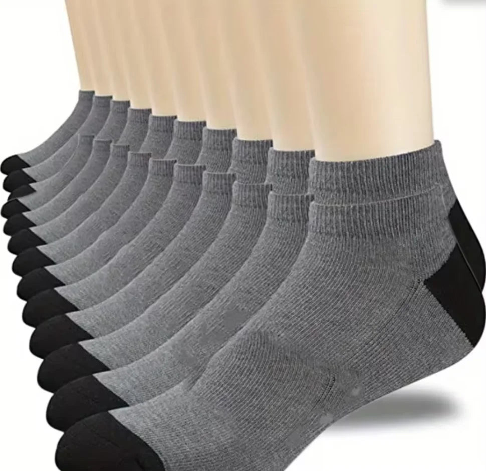 4 Pairs Of Men's Vintage Striped Crew Socks, Thermal Breathable Comfy Socks For Men's Wearing, Autumn & Winter