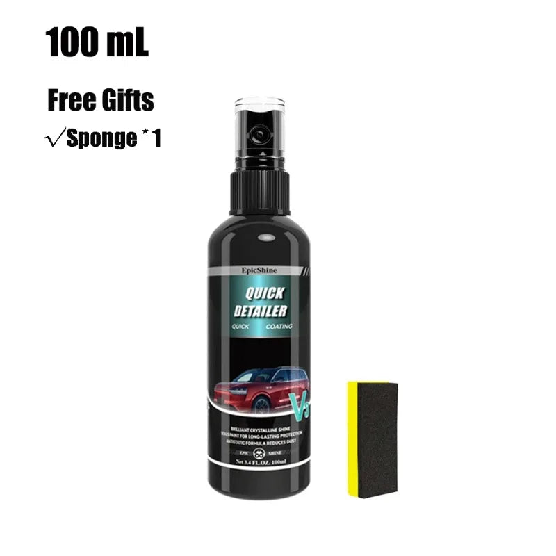 Car Ceramic Quick Detailer&Coating Spray Nano Hydrophobic Polish Scratch Repair Remover Paint Protection Crystal Wax  Auto Clean