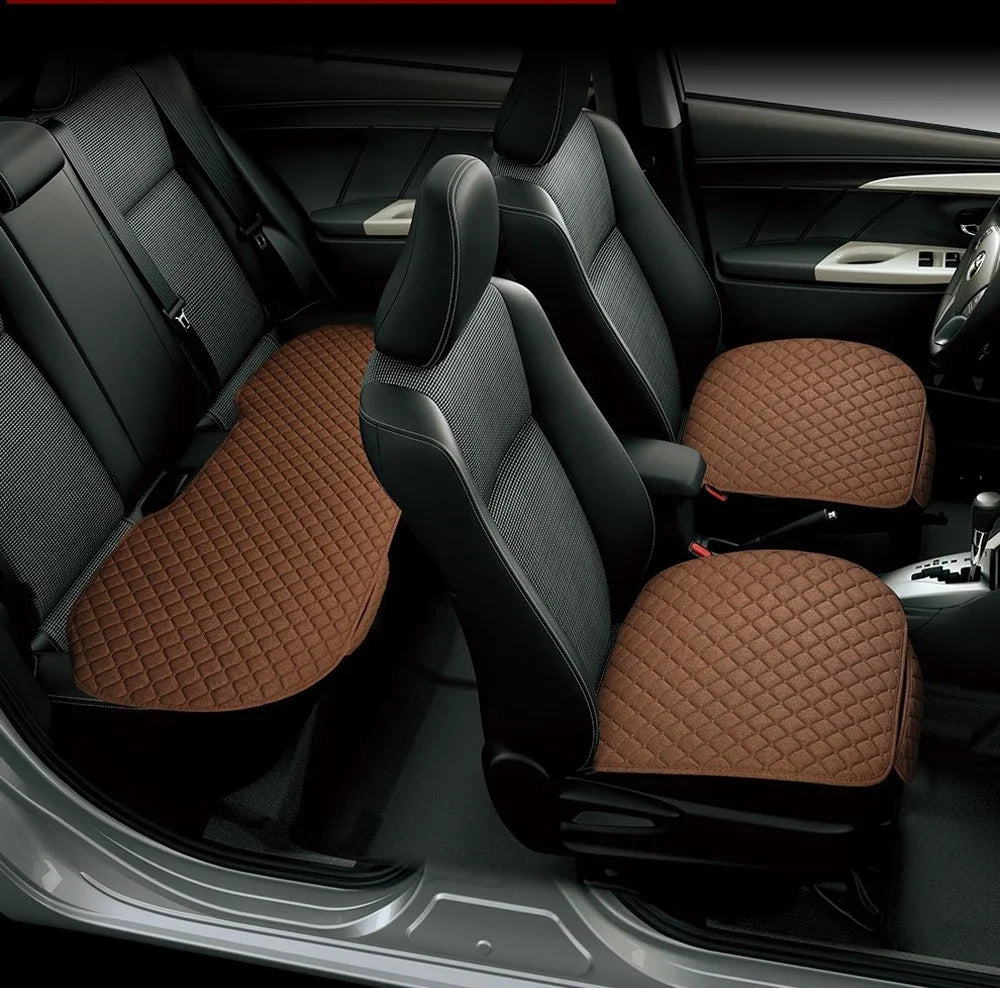 Universal Car Seat Cover Protector Car Accessori Backrest Front Rear Seat Back Waist Washable Cushion Pad Mat Auto Four Seasons