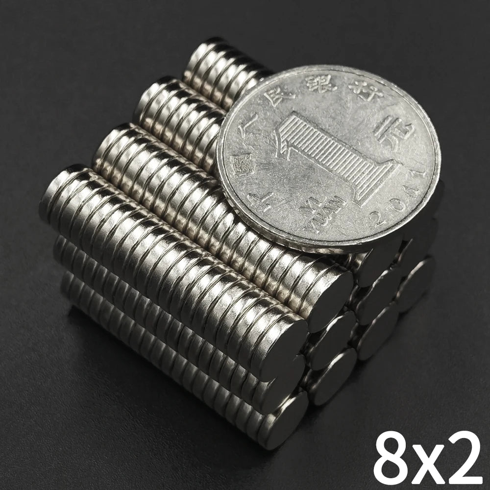 6x2 6x3 8x2 8x3 mm Super Strong Round Disc Shape Rare Earth Neodymium Magnets Fridge magnetic blocks Circular Powerful iman DISC