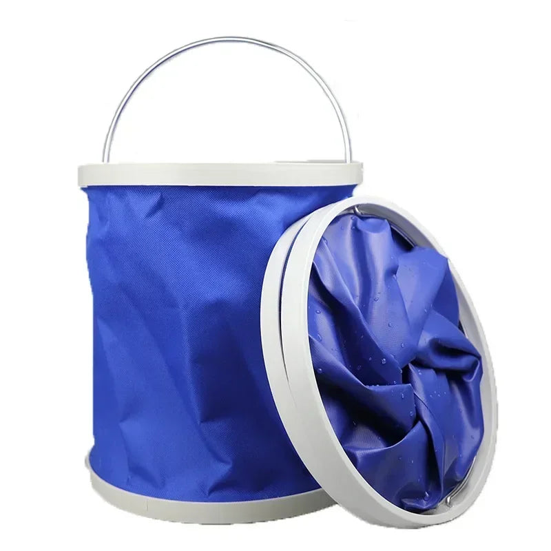 1PC multi-function portable folding bucket Outdoor fishing bucket Car wash cleaning tool bucket supplies
