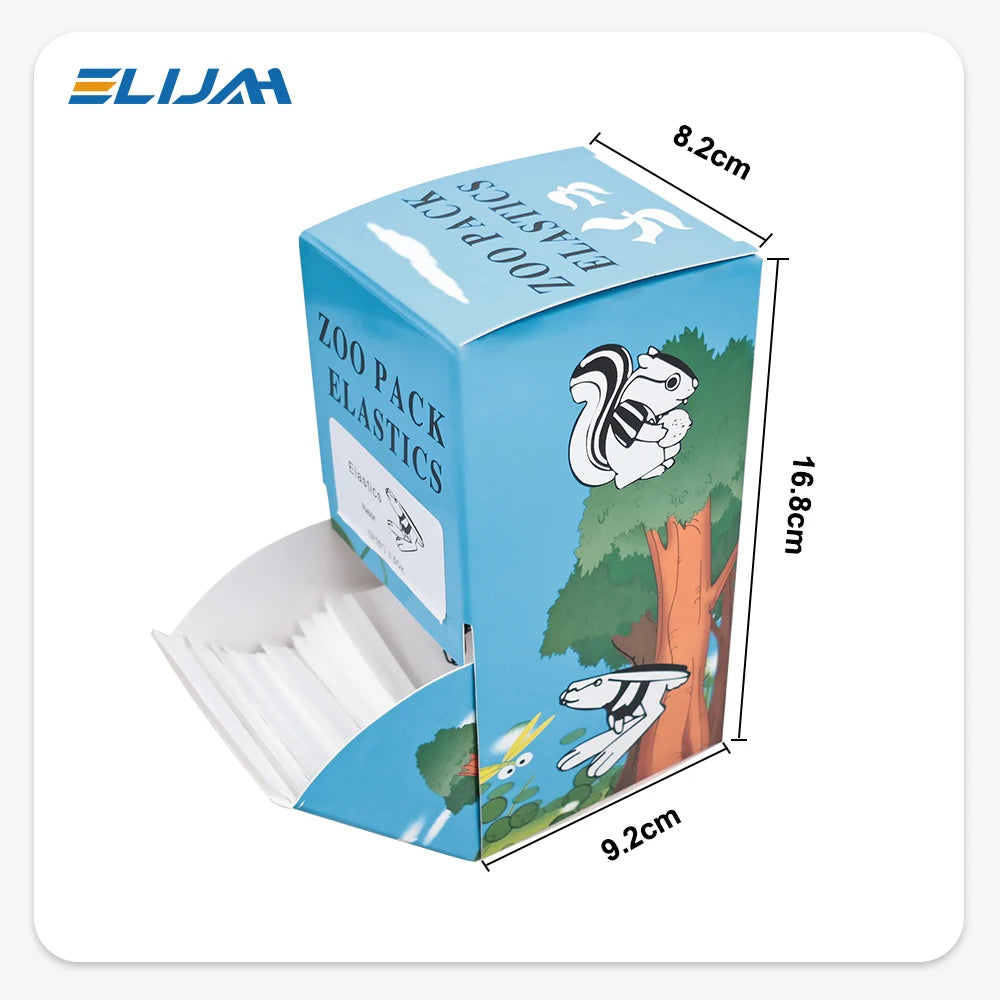 5000Pcs Dental Rubber Band Orthodontic Ligation O-Ring  Animal Traction Rings Fox Chipmunk Rabbit Orthodontics Braces Elastics