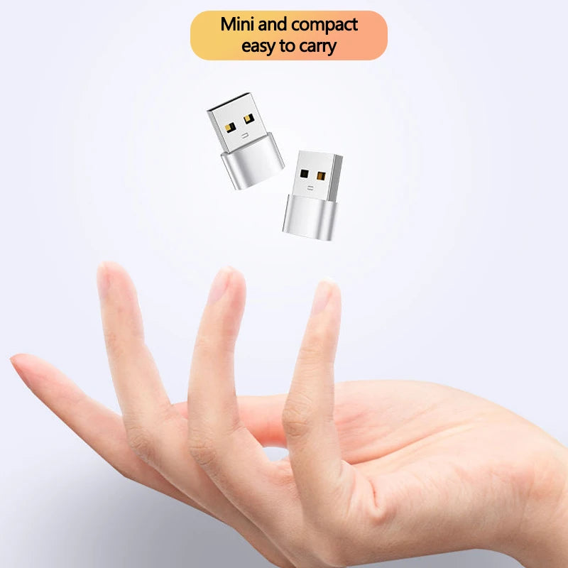 Charger Adapter For iPhone 14 13 12 11 Pro Max USB Type-C Adapter Type C USB-C Converter USB To Type C OTG Adapter Cables