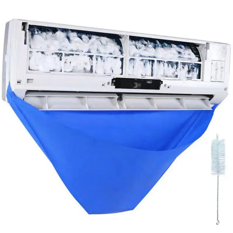 1~10PCS Air Conditioner Cleaning Cover with Water Pipe 93cm Waterproof Air Conditioner Below 1-1.5P Dust Protection Cleaning