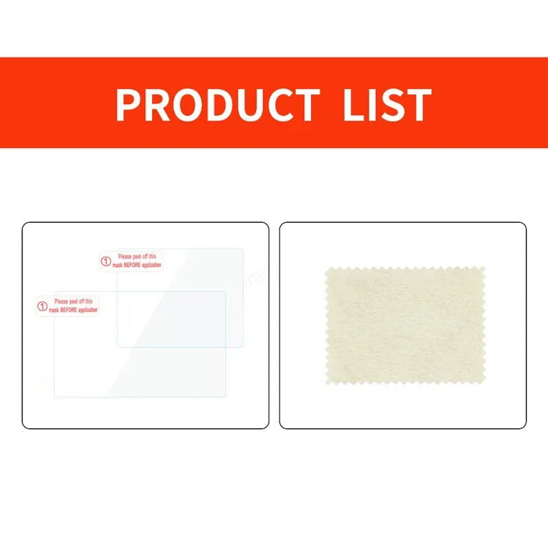 2Pcs/Sets LCD Screen Protector Film Compatible with Nintendo 2DS Top and Bottom Screen Protective Seal Film For 2DS Accessories