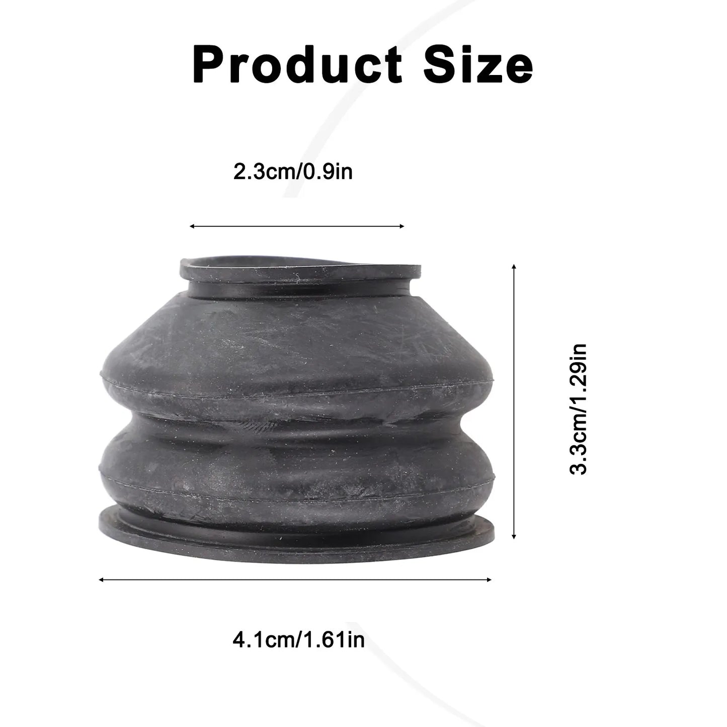 2pcs Silicone 23 41 33 Tie Rod End And Ball Joint Dust Boots Cover Car Suspension Steering Ball Joint Dust Cover