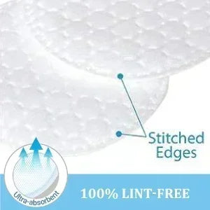 ForPro Premium Stitched Cotton Rounds, 100% Pure Cotton Pads for Removing Makeup, Nail Polish and Cleansing Face, 600-Count