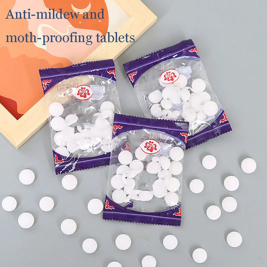 Natural Camphor Ball Wardrobe Shoe Odor Removal Insect-resistant Moth-proof Wardrobe Mildew Mothproof Dropship Pills Mothbal