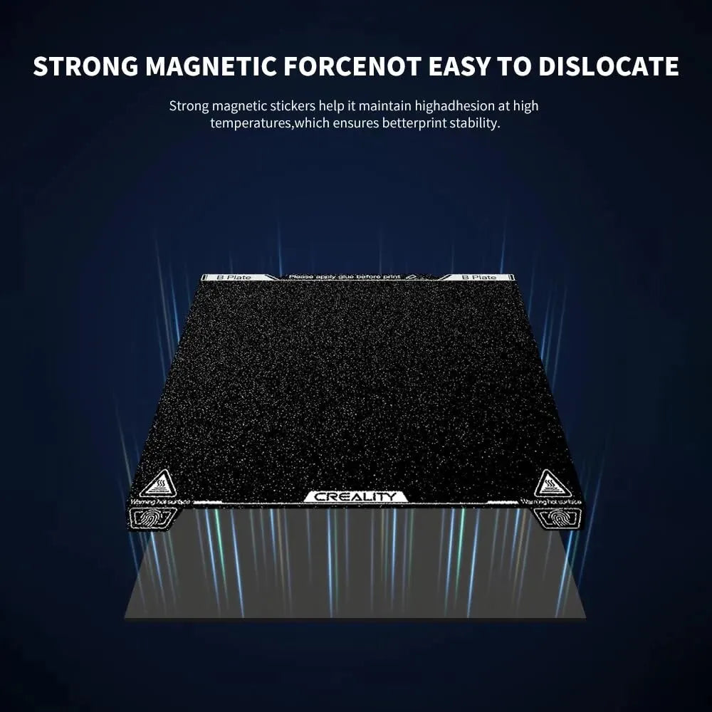 Creality K1 Max PEI Build Plate Kit Flexible Spring Steel PEI Coating Surface Magnetic Sheet Kit for K1 Max 315x310mm