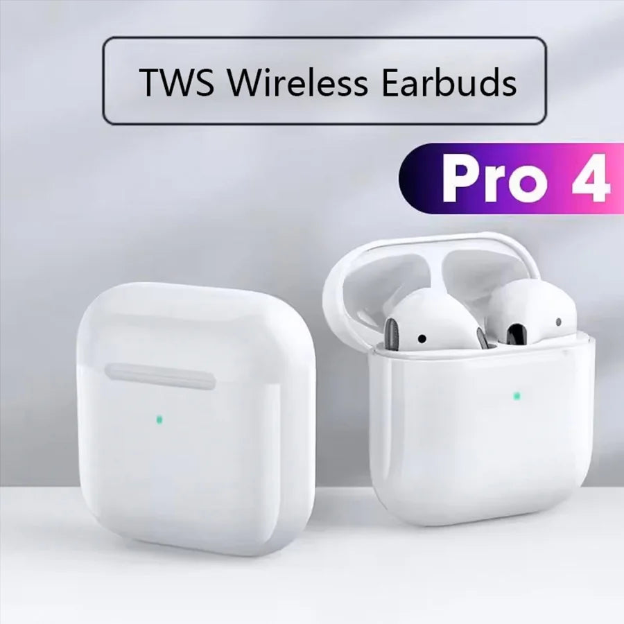 Air Pro4 Wireless Headphones - Over-Ear Headphones for Dual Ear Canal, Long Battery Life, Suitable for Running, Low-End Bass, Sp