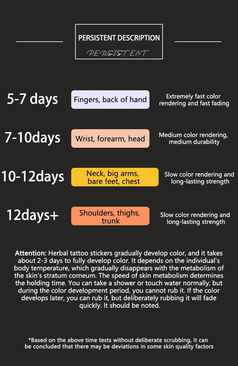 1pc Descending Tiger Arm Waterproof Temporary Tattoo, Lasting 1-2 Weeks, Realistic Semi-Permanent Fake Tattoo