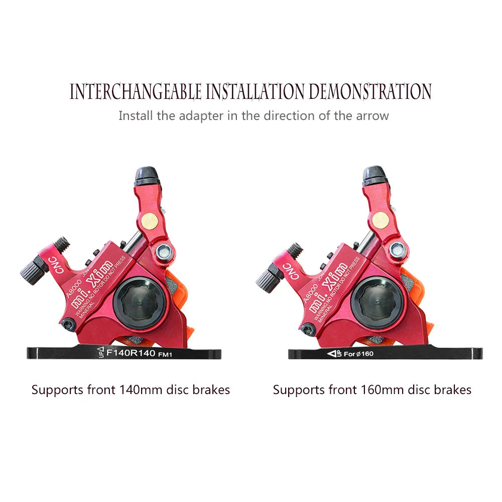 Flat Mount Disc Brake Adapter Road Bike Disc Brake Adapter Front/Rear Aluminum Alloy 140 Or 160 Reversible For 140mm 160mm Rotor