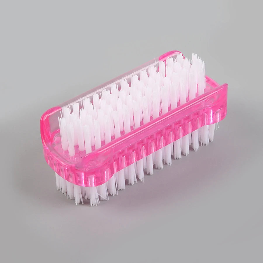 Double-Sided Nail Cleaning Brush, Manicure and Pedicure Tool, Ideal for Fingernails and Toenails