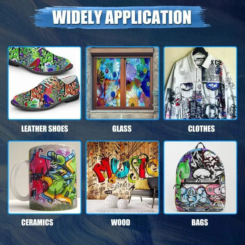 High-Quality 30 Ml/Bottle Acrylic Paint Colors Dyestuff Paint For Fabric Clothing Painting For Leather DIY Pigment Graffiti