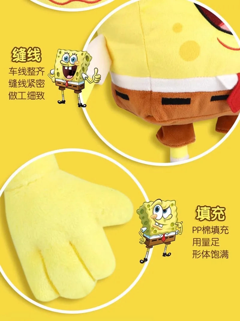 Anime Spongebob Squarepants Patrick Star Squidward Eugene H. Krabs Gary Kawaii Cartoon Stuffed Plush Toys Birthday Gift For Kids