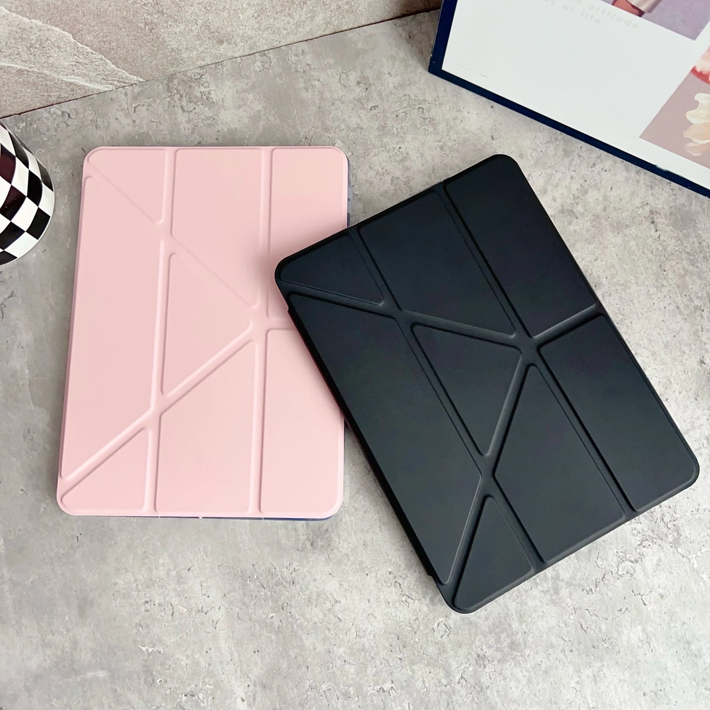 For Xiaomi Mi Pad 8 7 6 Pro 11.2 Case Redmi pad SE 11 2 K Pad 8.8 Auto Wake up & Sleep Silicone Cover Y-Fold Support Charging