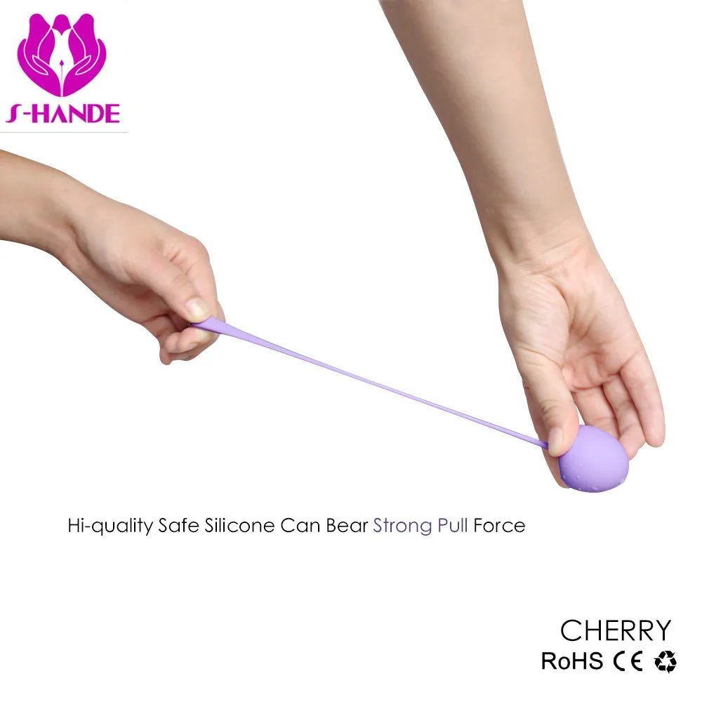 5PCS Silicone Cherry Ben Wa Weight Set of Kegel Ball Kegel Exercise Weight Bladder Control Device & Pelvic Floor Muscle Training