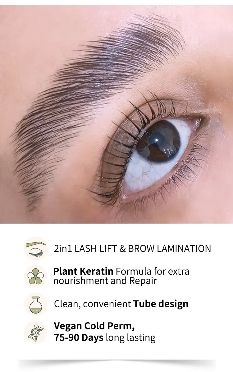 ICONSIGN 10ml Fix Perming Set Lash Eyebrow Lift Perm Fixation Tube Set Lotion 8-12 Minutes Lifting Eyes Makeup Tools