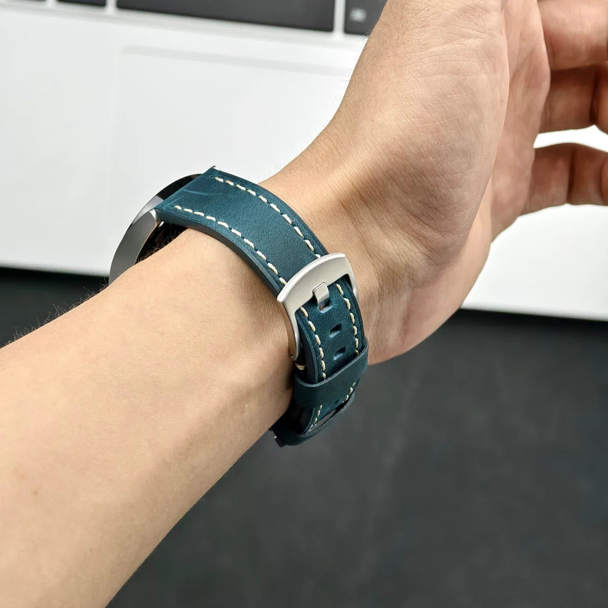 22mm 20mm Leather Strap For HUAWEI WATCH GT 4 46mm 4Pro GT3/2 Pro 42mm Soft Band For Samsung Galaxy Watch 7/6/5/4 40mm Wristband