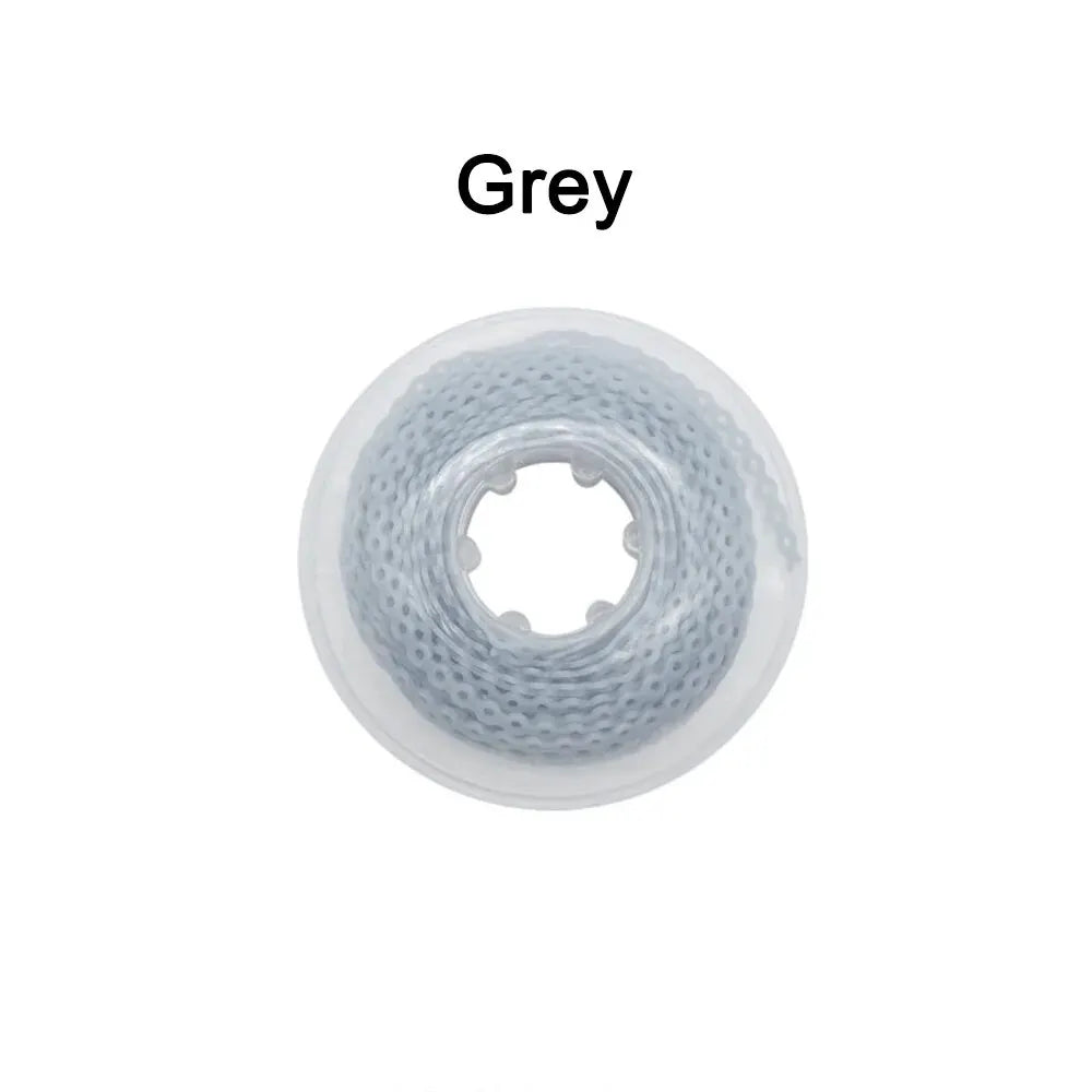 15 Feet/Roll Dental Orthodontic Elastic Ultra Power Chain Rubber Bands Long Short Continuous Denspay Dental Orthodontic Material