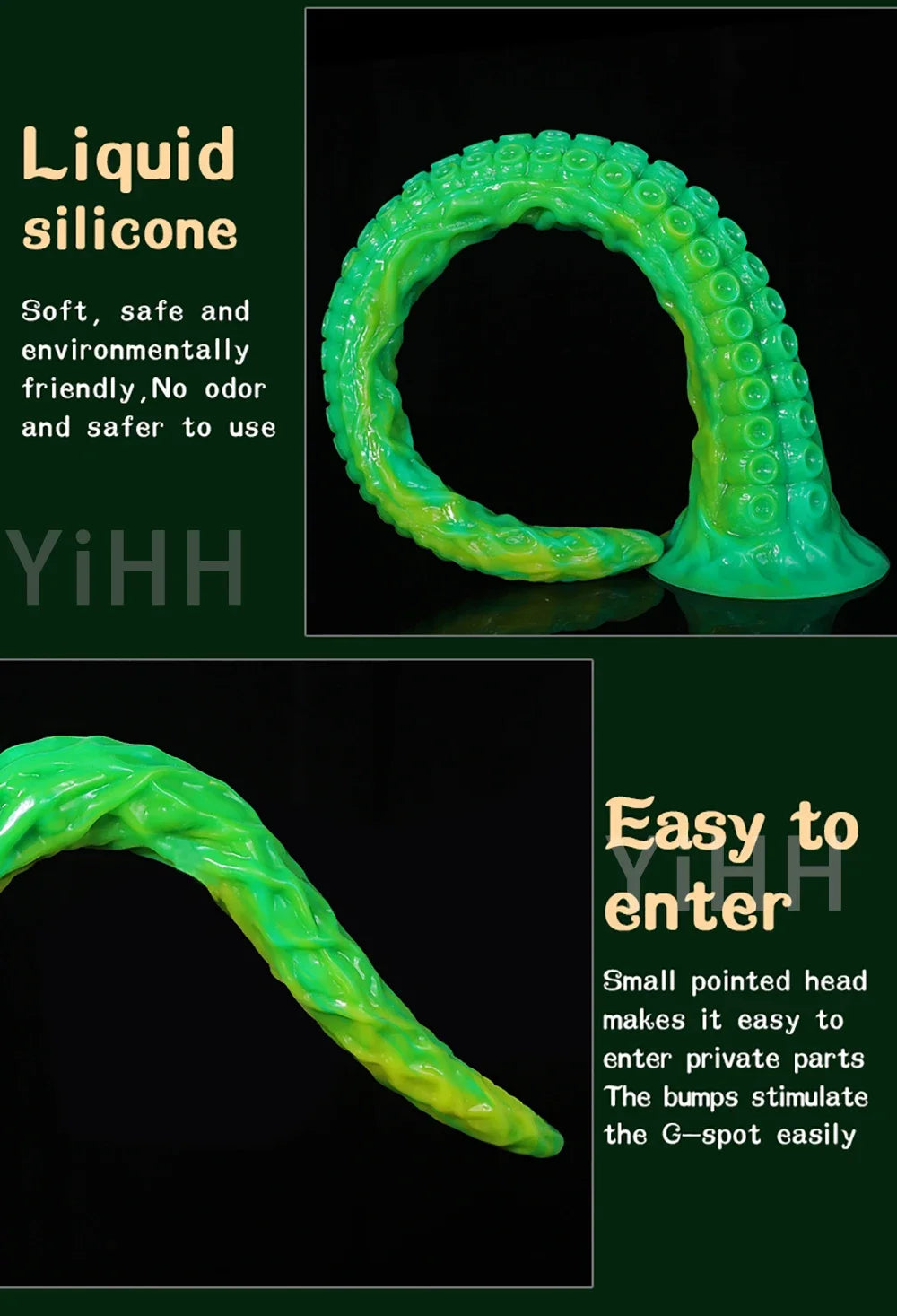 Long Butt Plug Silicone Long Anal Plug Tentacle Dildo Penis With Suction Cup Big Anal Sex Toys Progressive Vaginal Massage